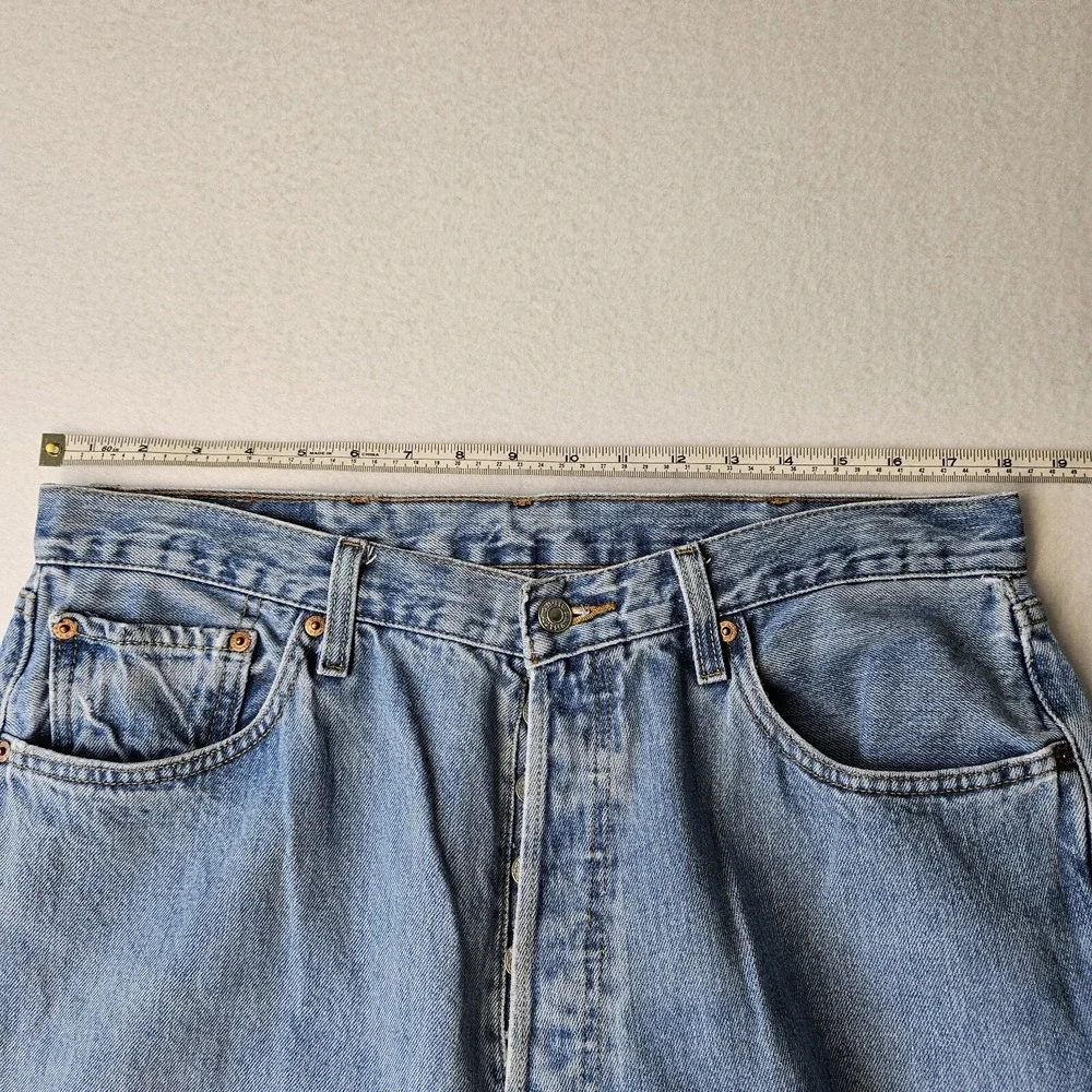 Levi's 501 XX Jeans Mens 38x32 Button Fly Jeans Classic Straight Leg 501XX